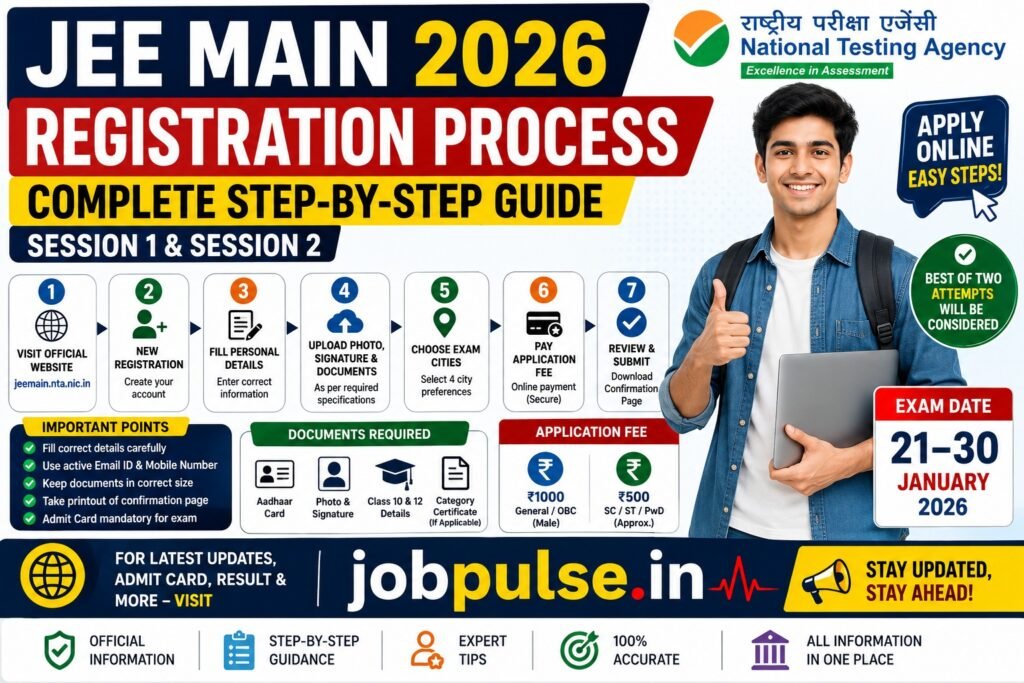 JEE Main 2026 Registration Process