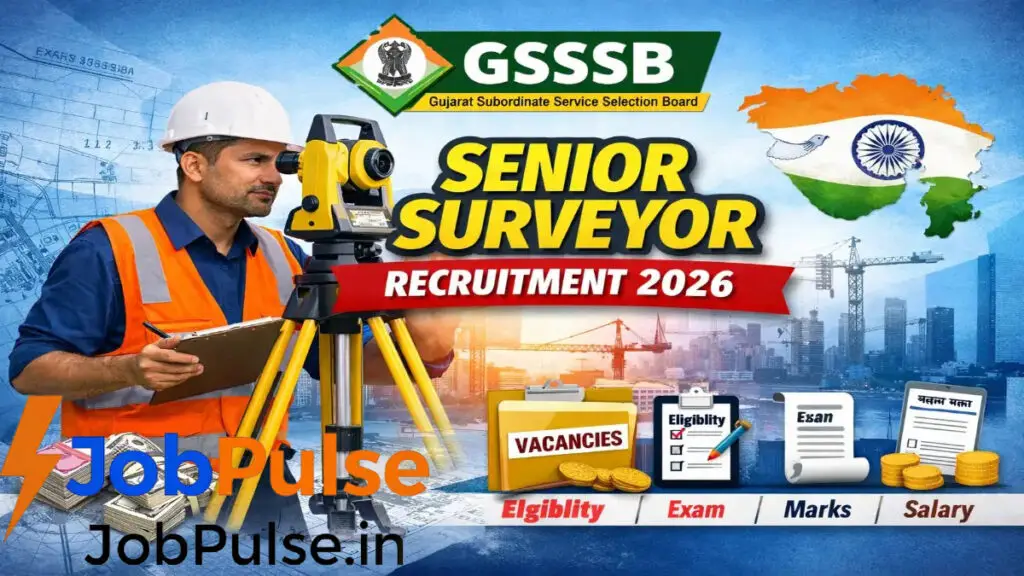 GSSSB Senior Surveyor Recruitment 2026