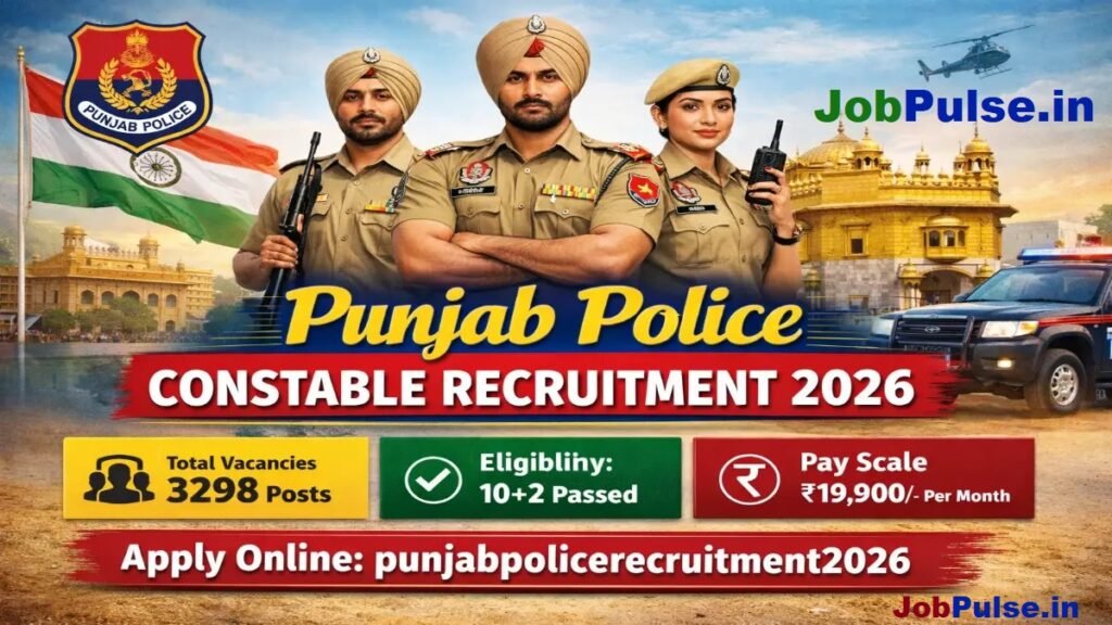 Punjab Police Constable Recruitment 2026