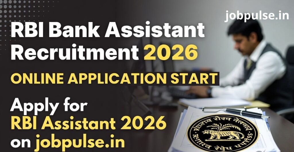 RBI Bank Assistant Recruitment 2026