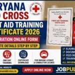 Haryana Red Cross Login, First Aid Training Certificate Haryana