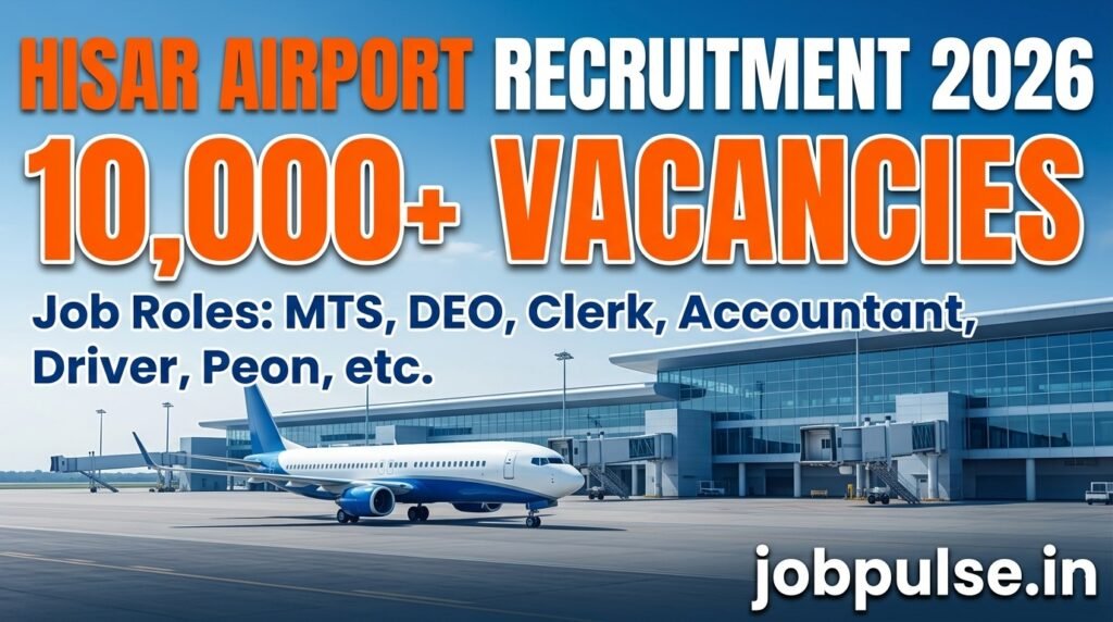 Maharaja Agrasen Hisar Airport Recruitment 2026