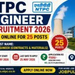 NTPC Engineer Recruitment 2026