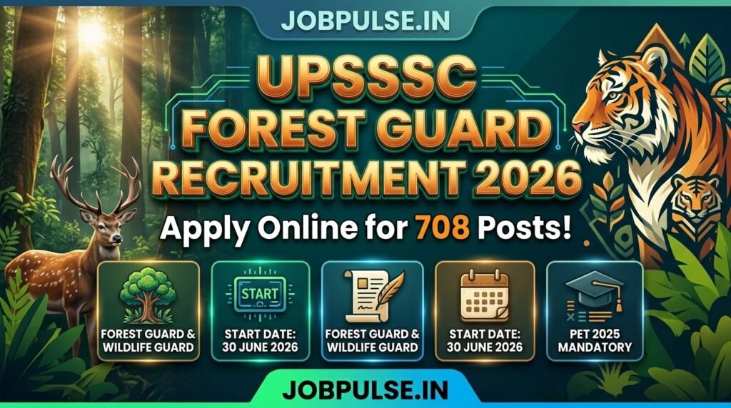 UPSSSC Forest Guard & Wildlife Guard Recruitment 2026